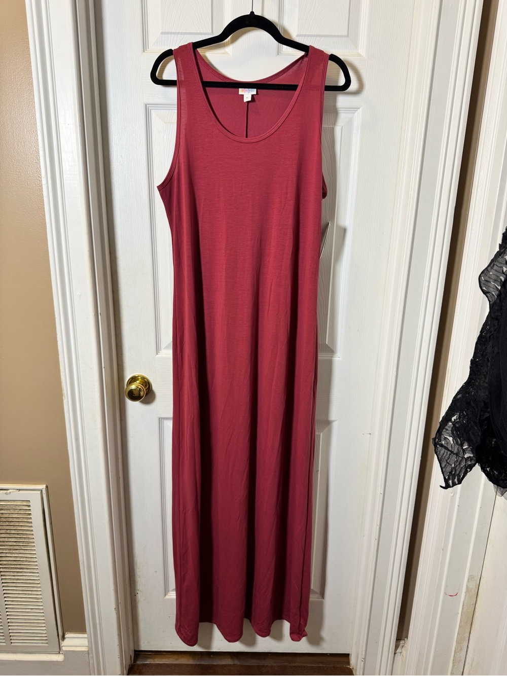LuLaRoe Sleeveless Rose Maxi Dress Dani XL